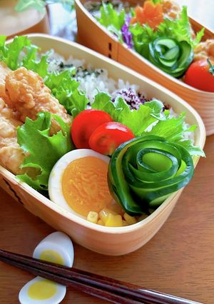 お弁当を可愛く★きゅうりのお花-レシピのメイン写真
