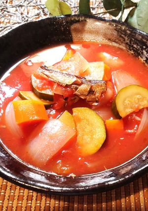 オイルサーディンのトマト煮込み-レシピのメイン写真