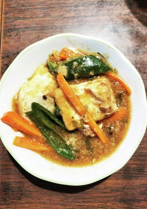 木綿崩れ揚げ豆腐の野菜和風餡掛け-レシピのメイン写真