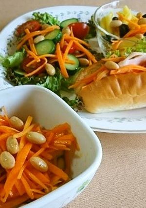 【健康】大豆とにんじんのマリネ-レシピのメイン写真