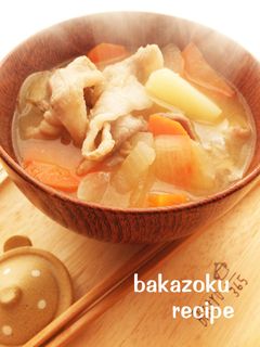 豚こまのお味噌汁-レシピのメイン写真