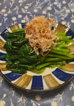 ほうれん草のめんつゆお浸し-レシピのメイン写真