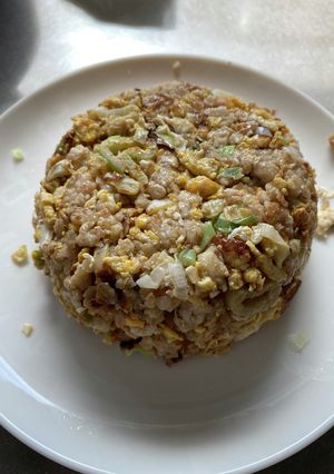 オートミールでネギ炒飯-レシピのメイン写真