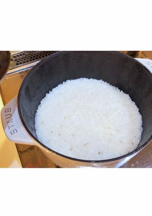 STAUBで分づき米ごはん(6分づき)-レシピのメイン写真