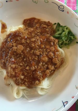 ジャージャーそうめん-レシピのメイン写真