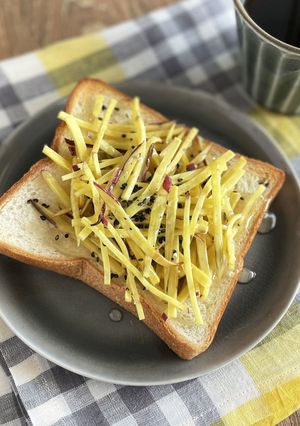 いもけんぴ風トースト-レシピのメイン写真