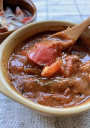 レンチン！鯖缶トマトカレー-レシピのメイン写真