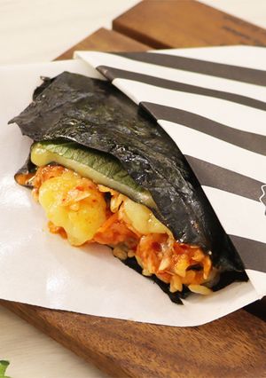 キャンプ飯に♪折りたたみキンパ-レシピのメイン写真
