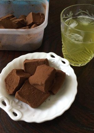 チョコわらびもち-レシピのメイン写真