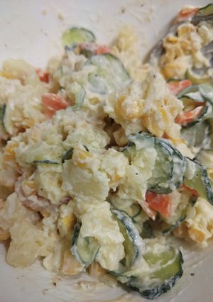 レンジだけで具沢山ポテトサラダ♪-レシピのメイン写真