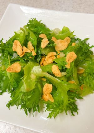 レタスの熱々オイルがけナンプラー味-レシピのメイン写真