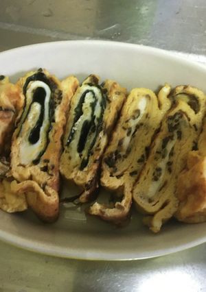 塩昆布と海苔のだし巻き卵-レシピのメイン写真