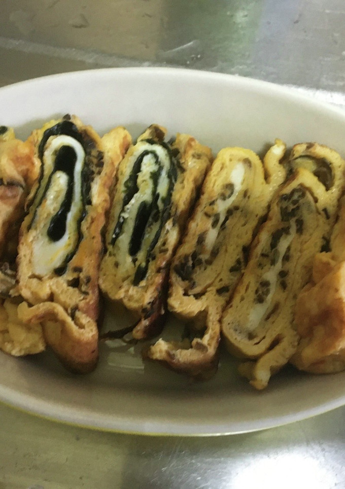 塩昆布と海苔のだし巻き卵-レシピのメイン写真