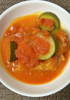 夏野菜たっぷりロールキャベツ-レシピのメイン写真