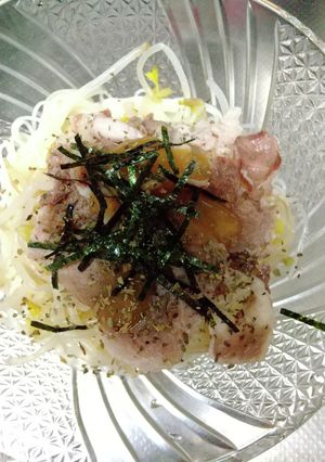モヤシ入しゃぶしゃぶそうめんサラダ-レシピのメイン写真