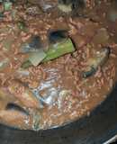 業務スーパーの揚げナスと、おくらカレー