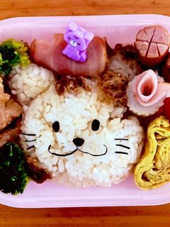 簡単!可愛い♡ねこちゃんお弁当-レシピのメイン写真