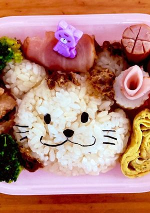 簡単!可愛い♡ねこちゃんお弁当-レシピのメイン写真