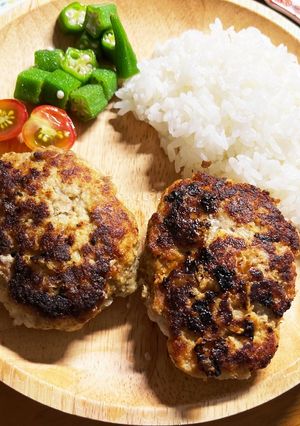 節約で美味しい！おからハンバーグ-レシピのメイン写真