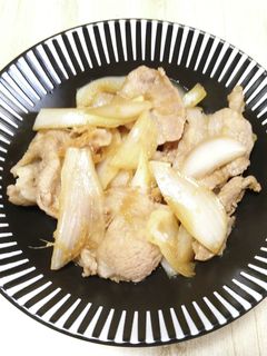 ポン酢でさっぱり生姜焼き-レシピのメイン写真