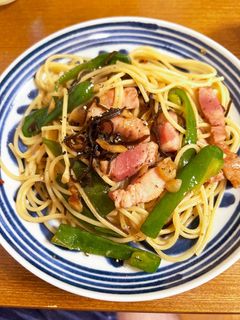 ピーマンの小悪魔パスタ-レシピのメイン写真