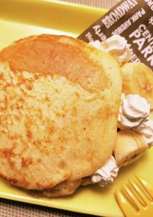 ホットケーキで！ホワイトチョコどら焼風！-レシピのメイン写真