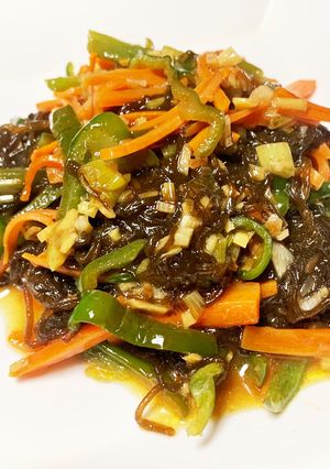 もずくと野菜のタイ風炒め-レシピのメイン写真
