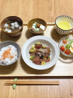 マグロアボカド-レシピのメイン写真