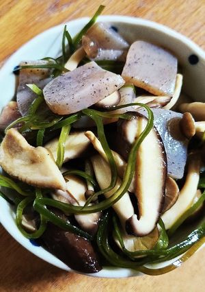 食物繊維たっぷり切り昆布の煮物 糖質制限-レシピのメイン写真