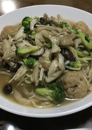 エバラなべしゃぶで作るスープパスタ-レシピのメイン写真