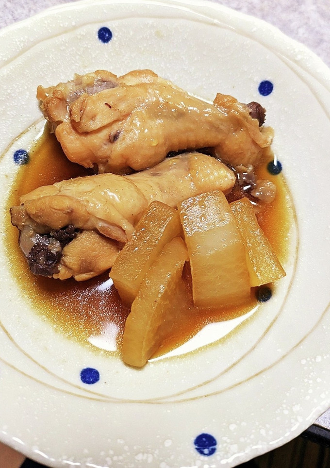 手羽元と大根の煮物。-レシピのメイン写真