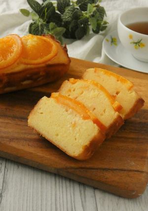 米粉のオレンジパウンドケーキ-レシピのメイン写真