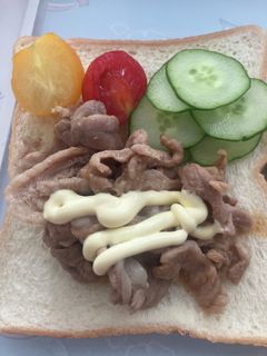 オガタ家 ランチ 焼肉パン-レシピのメイン写真