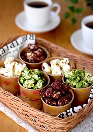 レンジde簡単！塩チョコポップコーン-レシピのメイン写真