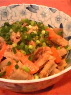 根菜のゴマそぼろあん-レシピのメイン写真