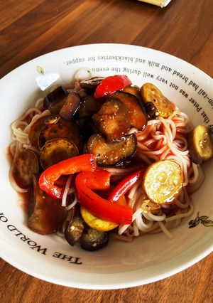 ラタトゥイユ風トマト麺-レシピのメイン写真