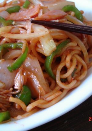 焼きそばナポリタン-レシピのメイン写真