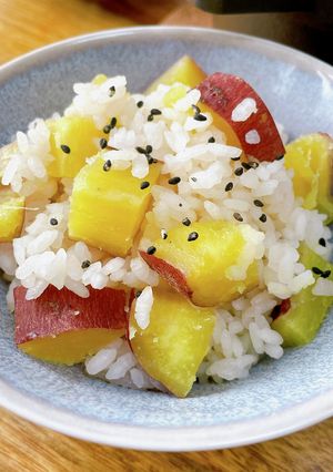 味付けは塩出汁のみ！！さつまいもご飯-レシピのメイン写真