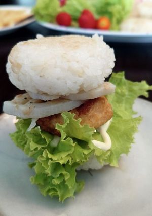 ミニてりやきナゲットライスバーガー-レシピのメイン写真