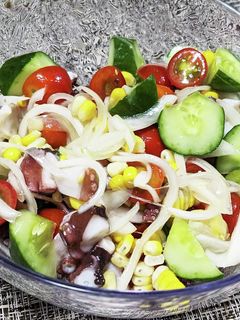 夏野菜とタコのレモンドレッシングマリネ-レシピのメイン写真