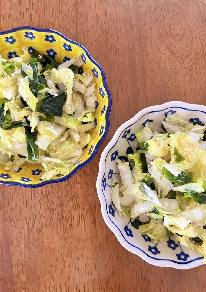 白菜とわかめのさっぱりサラダ-レシピのメイン写真