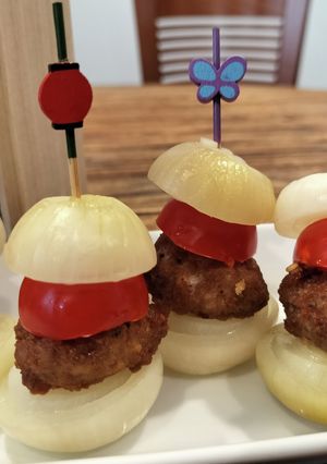 オードブル♪玉ねぎバーガー-レシピのメイン写真