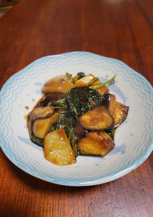 カブとナスの田楽味噌炒め-レシピのメイン写真