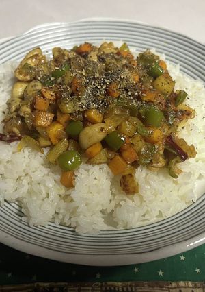 鶏皮ドライカレー-レシピのメイン写真