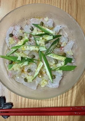 レモン塩麹で鯛のカルパッチョ-レシピのメイン写真