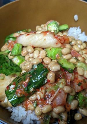 キムチ納豆丼-レシピのメイン写真