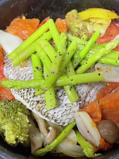 鯛と野菜のワイン蒸し-レシピのメイン写真