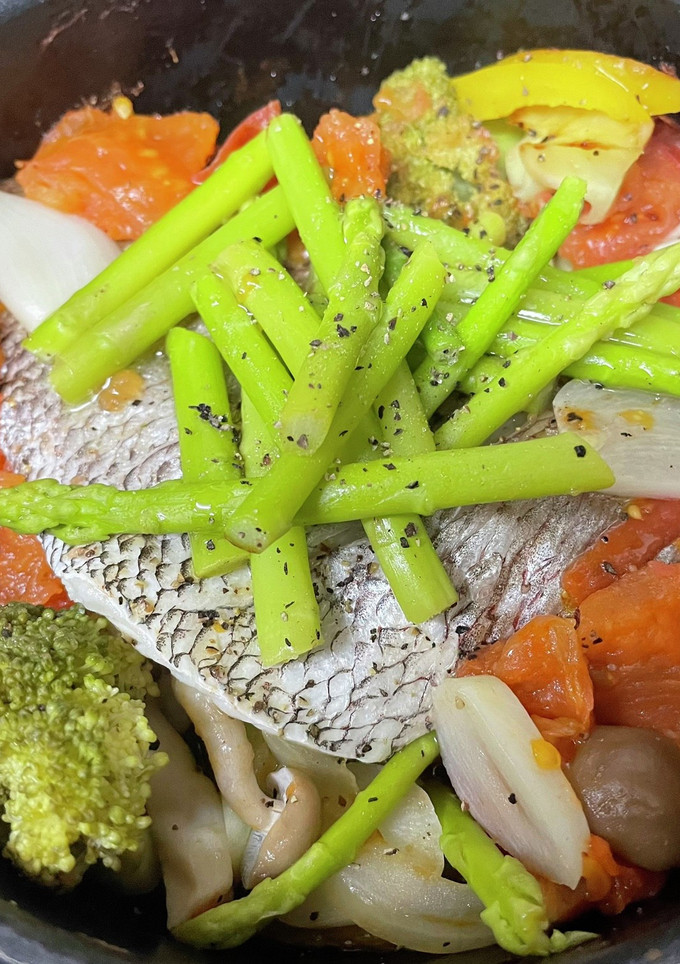 鯛と野菜のワイン蒸し-レシピのメイン写真