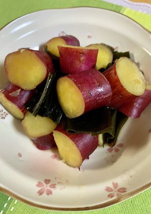 さつま芋と昆布の煮物♪-レシピのメイン写真