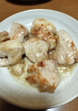 鶏むねの柚子胡椒炒め-レシピのメイン写真
